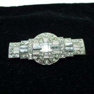 silver rhinestone pin